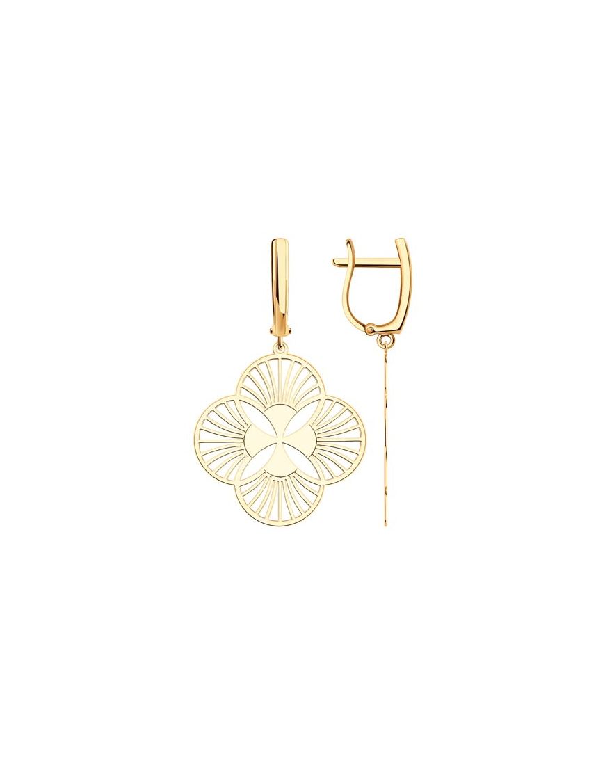 SOKOLOV Rose Gold earrings