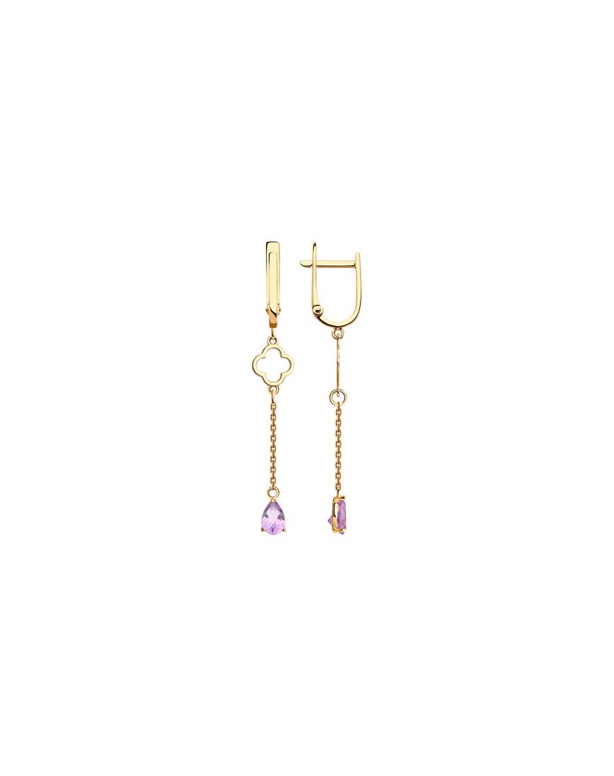 14K Rose gold earrings