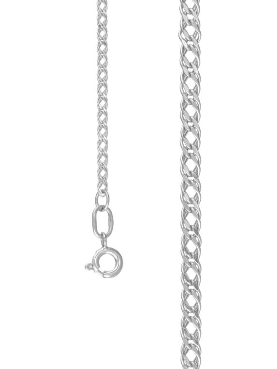 14K White Gold Chain