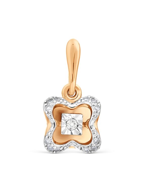 Gold Diamond Pendant