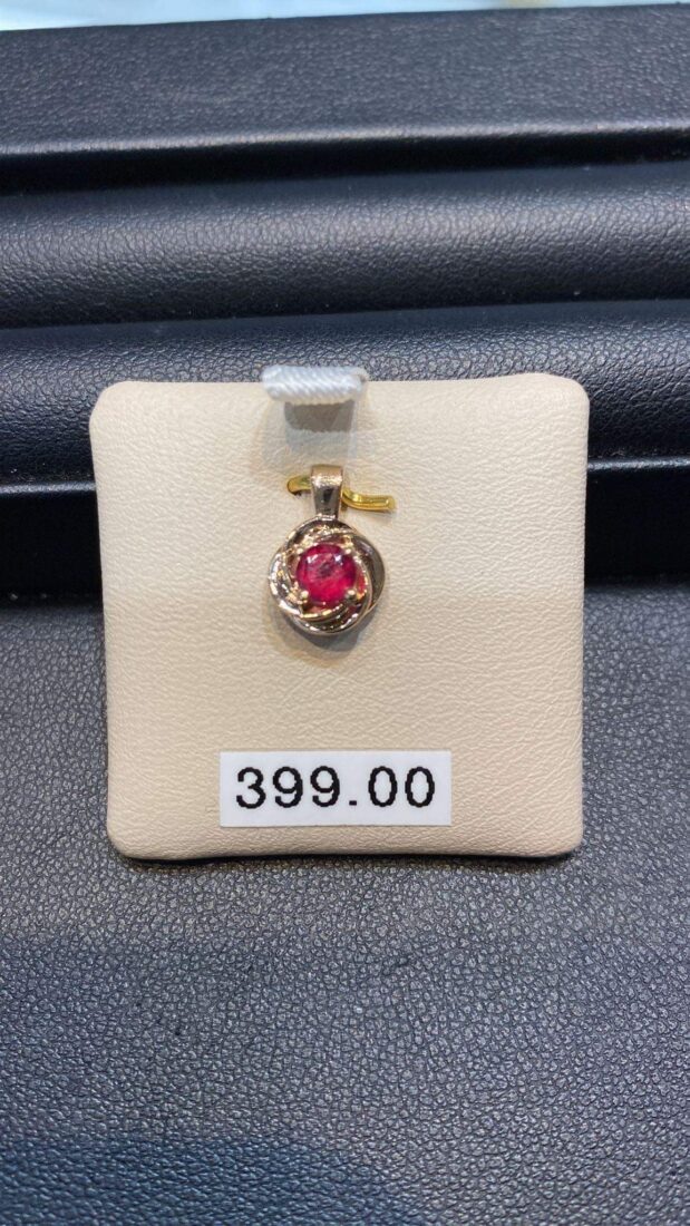 Ruby Rose Gold Pendant