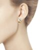SOKOLOV silver earrings for kids