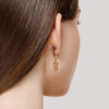 SOKOLOV Gold Plated Sterling  Silver Earrings
