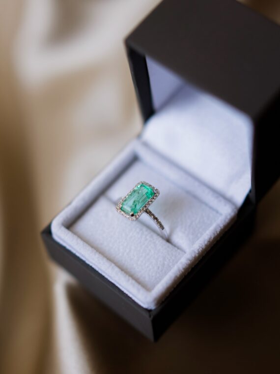 Emerald Diamond Gold Ring