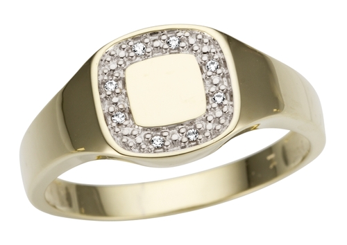 Diamond 14K Rose Gold Ring