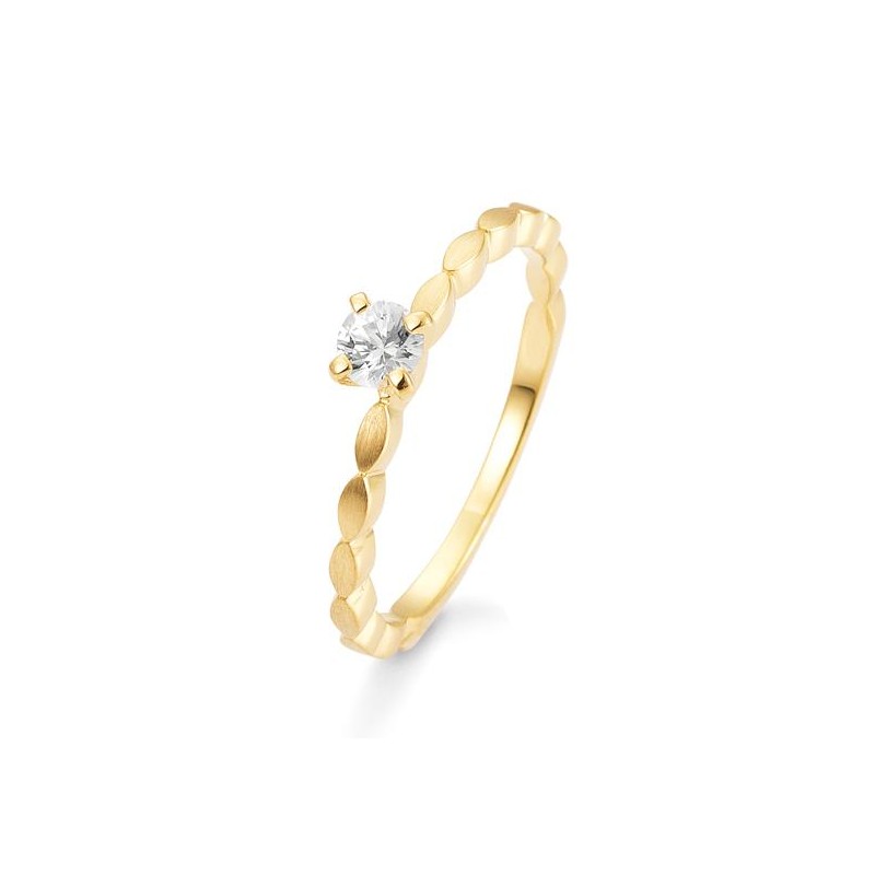 Золотое кольцо с сапфиром BREUNING