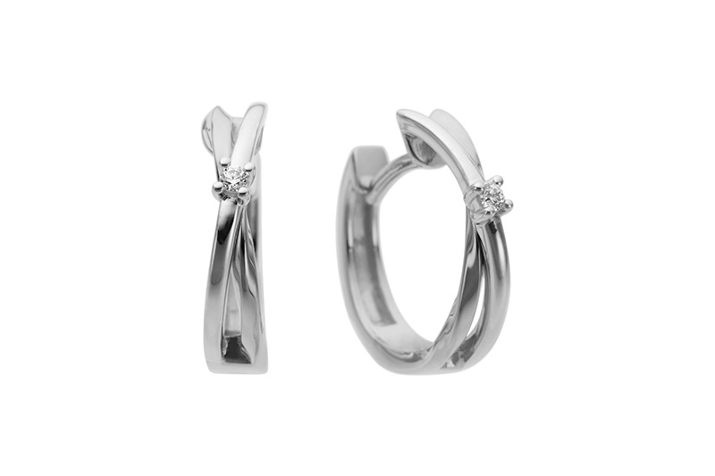Diamond 14K White Gold Earrings