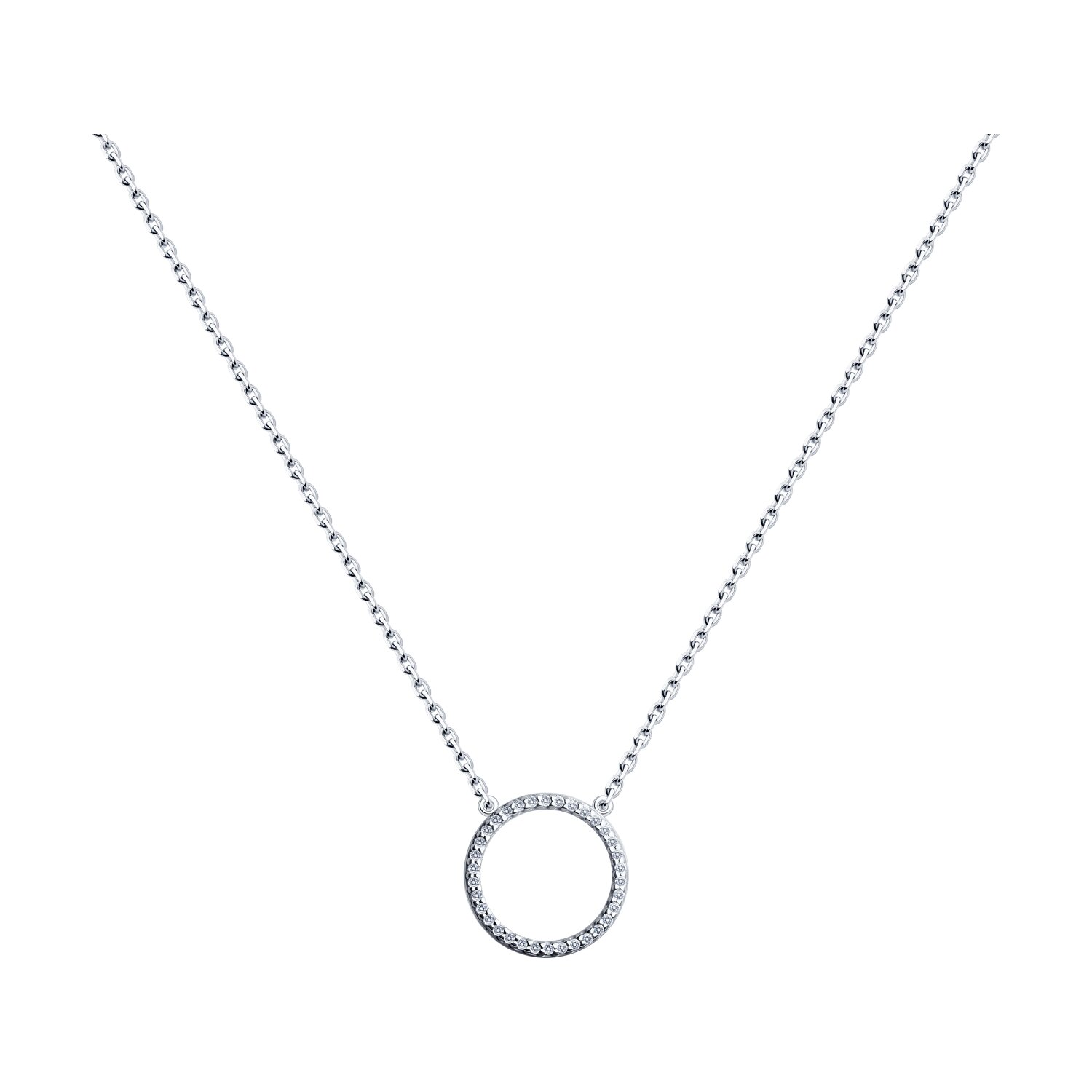 Колье из серебра