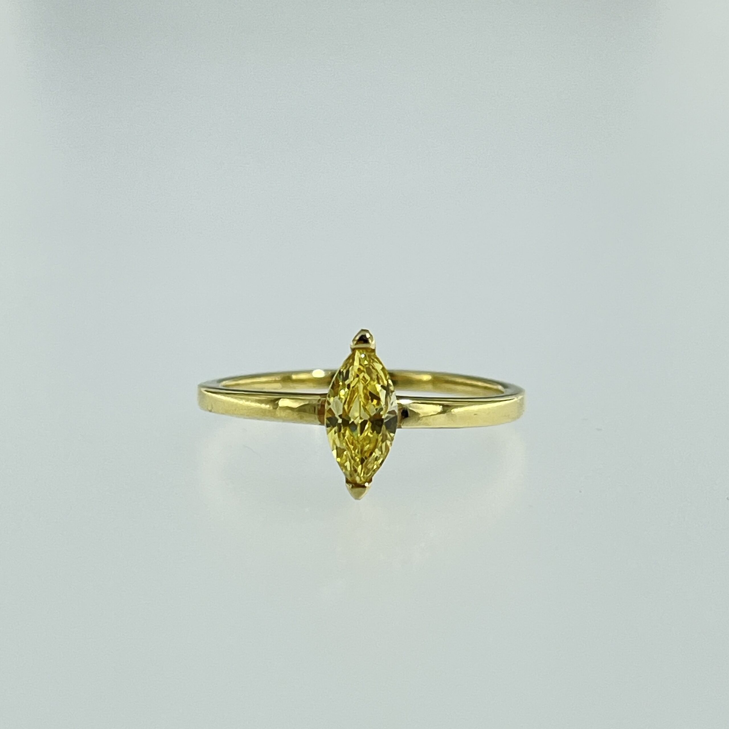 Gold Plated Sterling  Silver Ring
