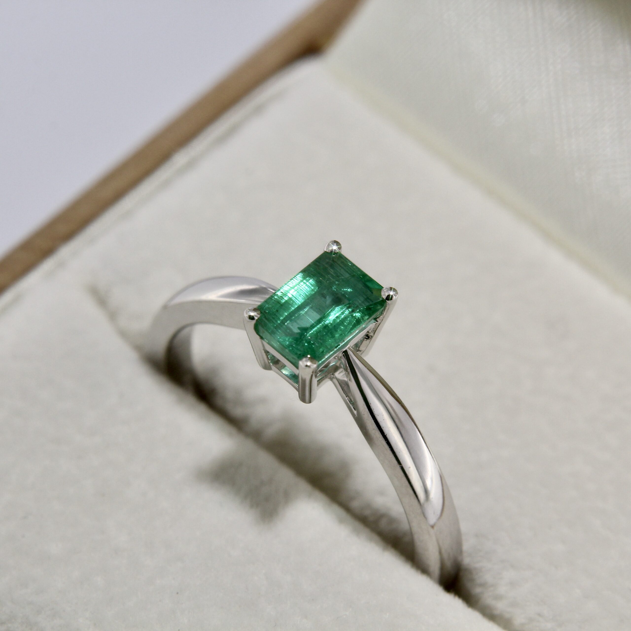 Zambian Emerald Gold Ring