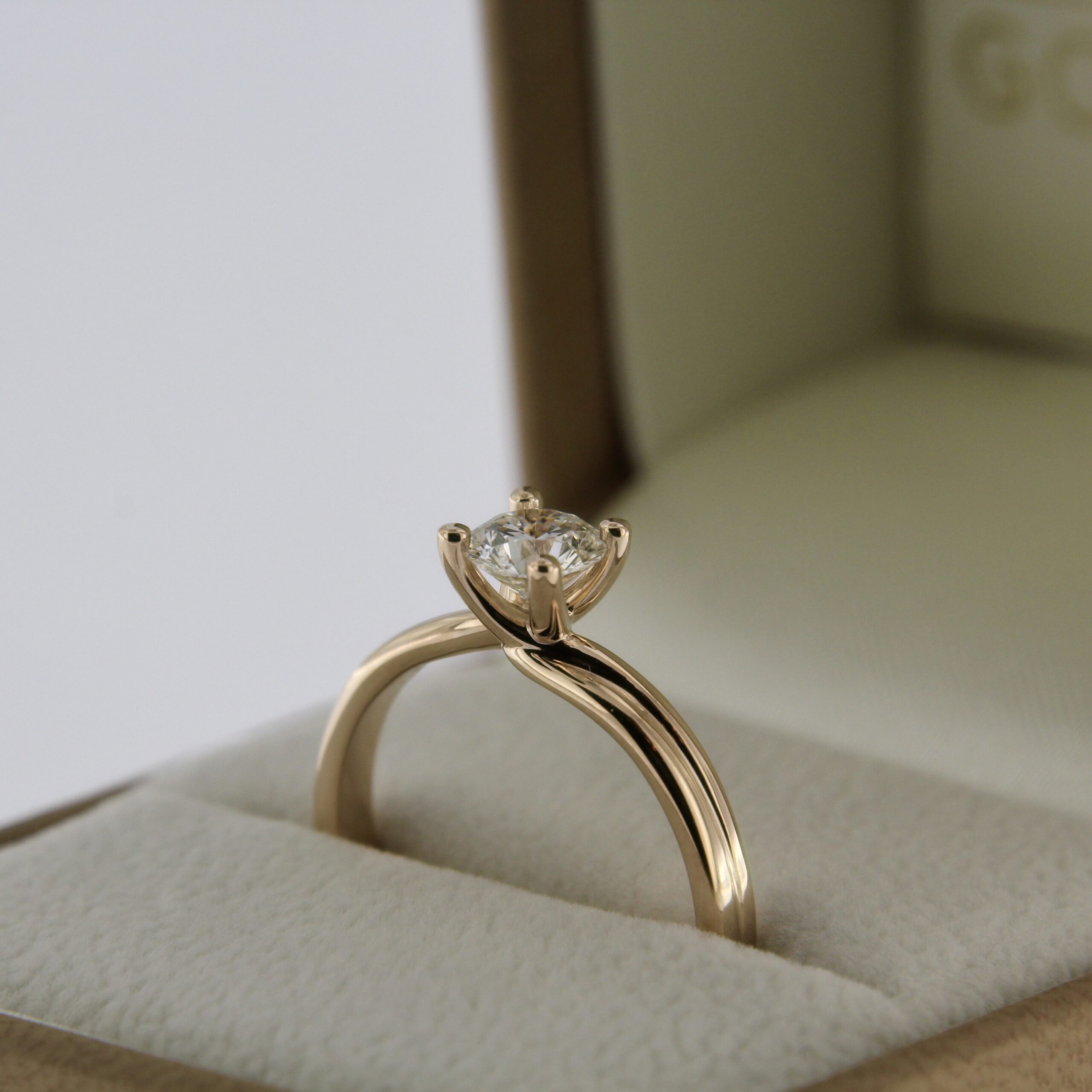 0,50Ct Diamond Gold Ring