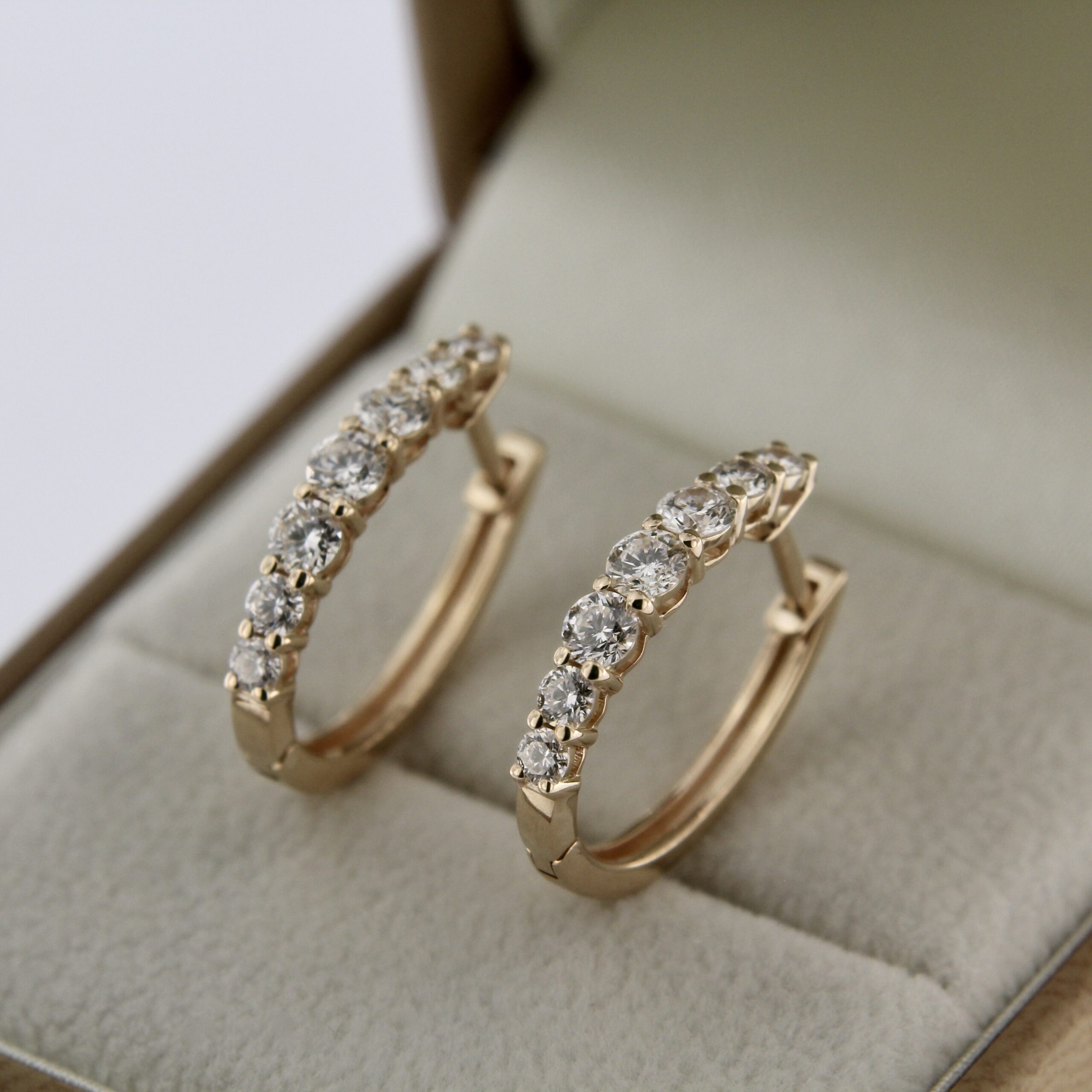 Diamond Gold Earrings