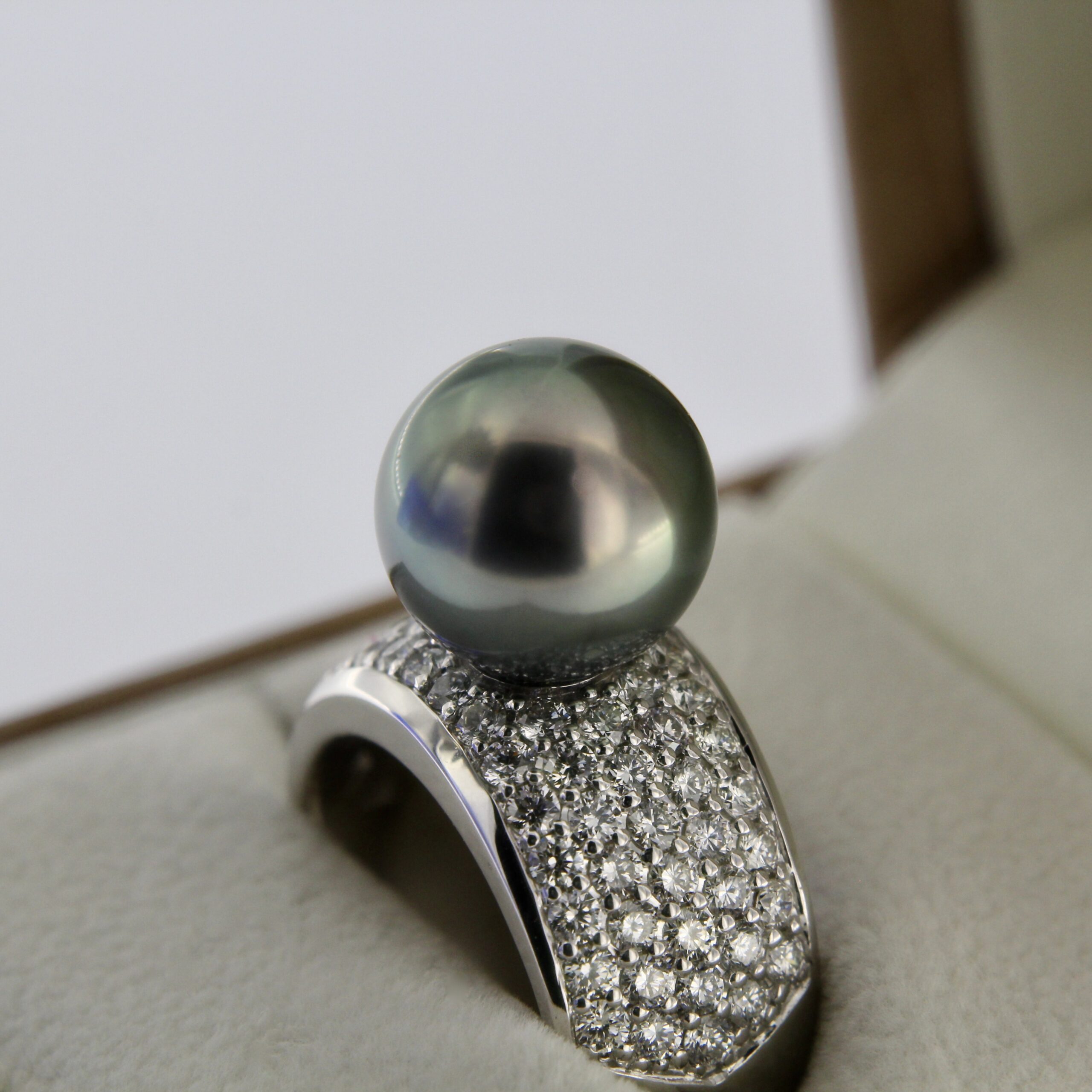 Diamond&Pearl Gold Ring