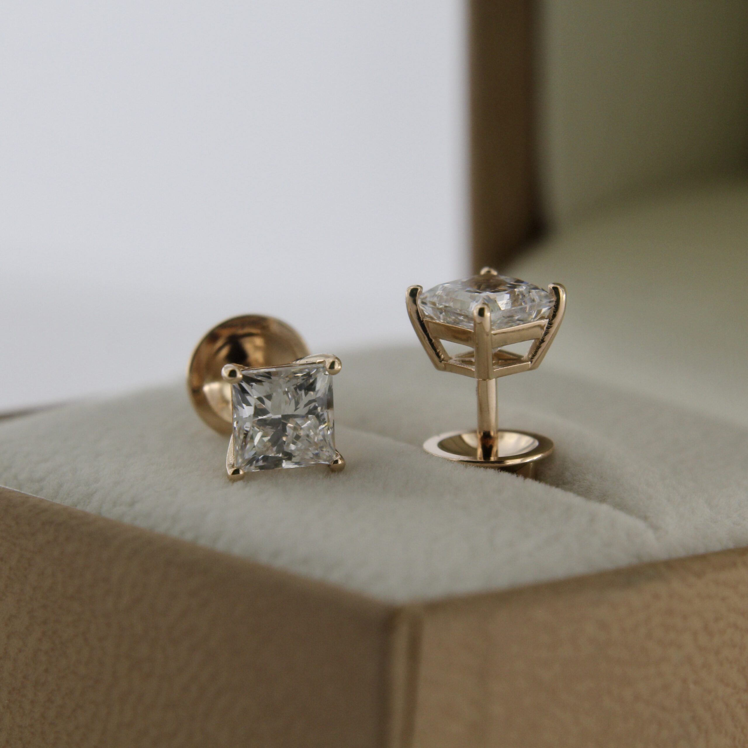 Diamond Stud Earrings