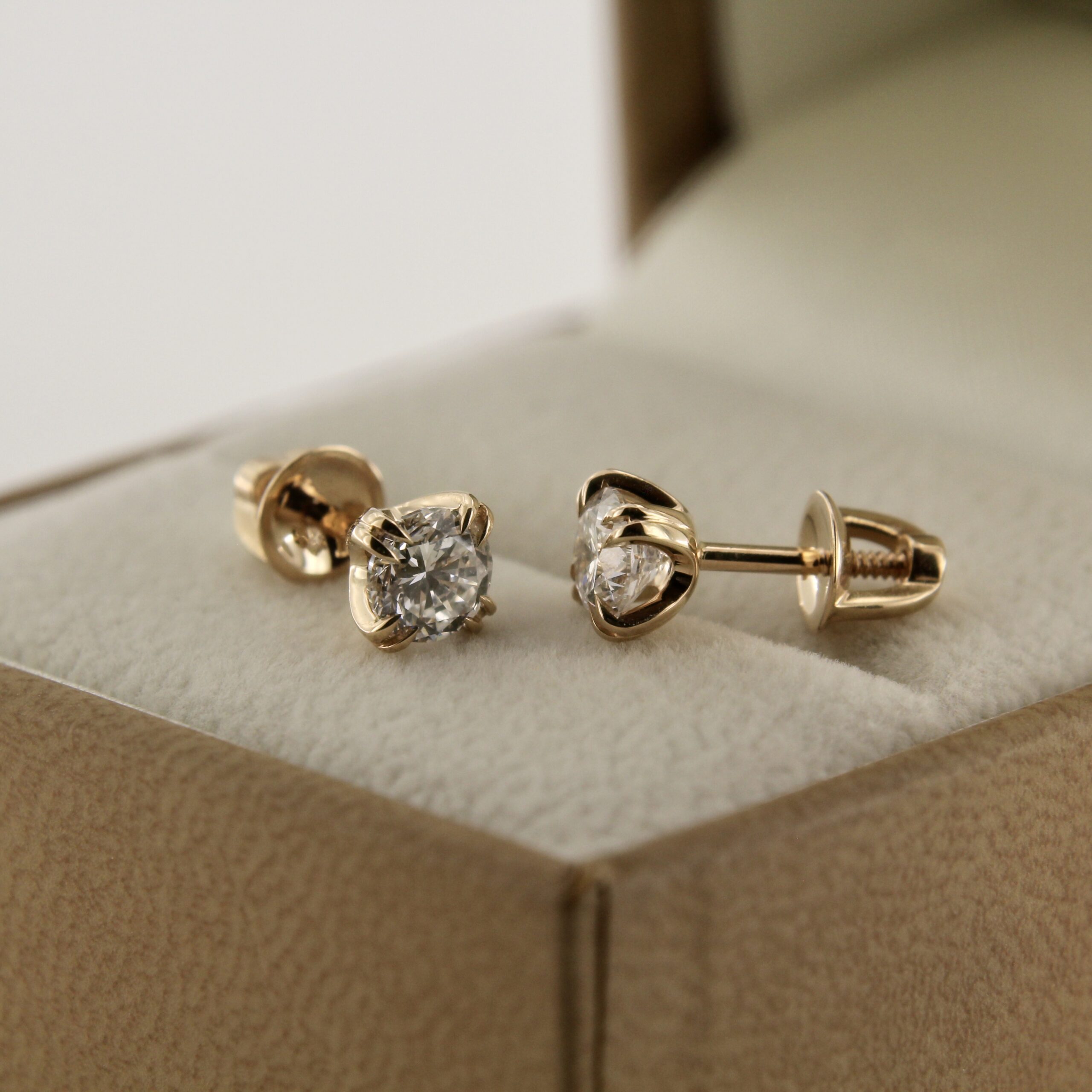 Diamond Stud Earrings
